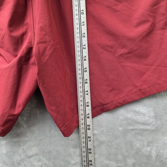 Baleaf Men’s XL Workout Shorts Red Stretch - Picture 11 of 13